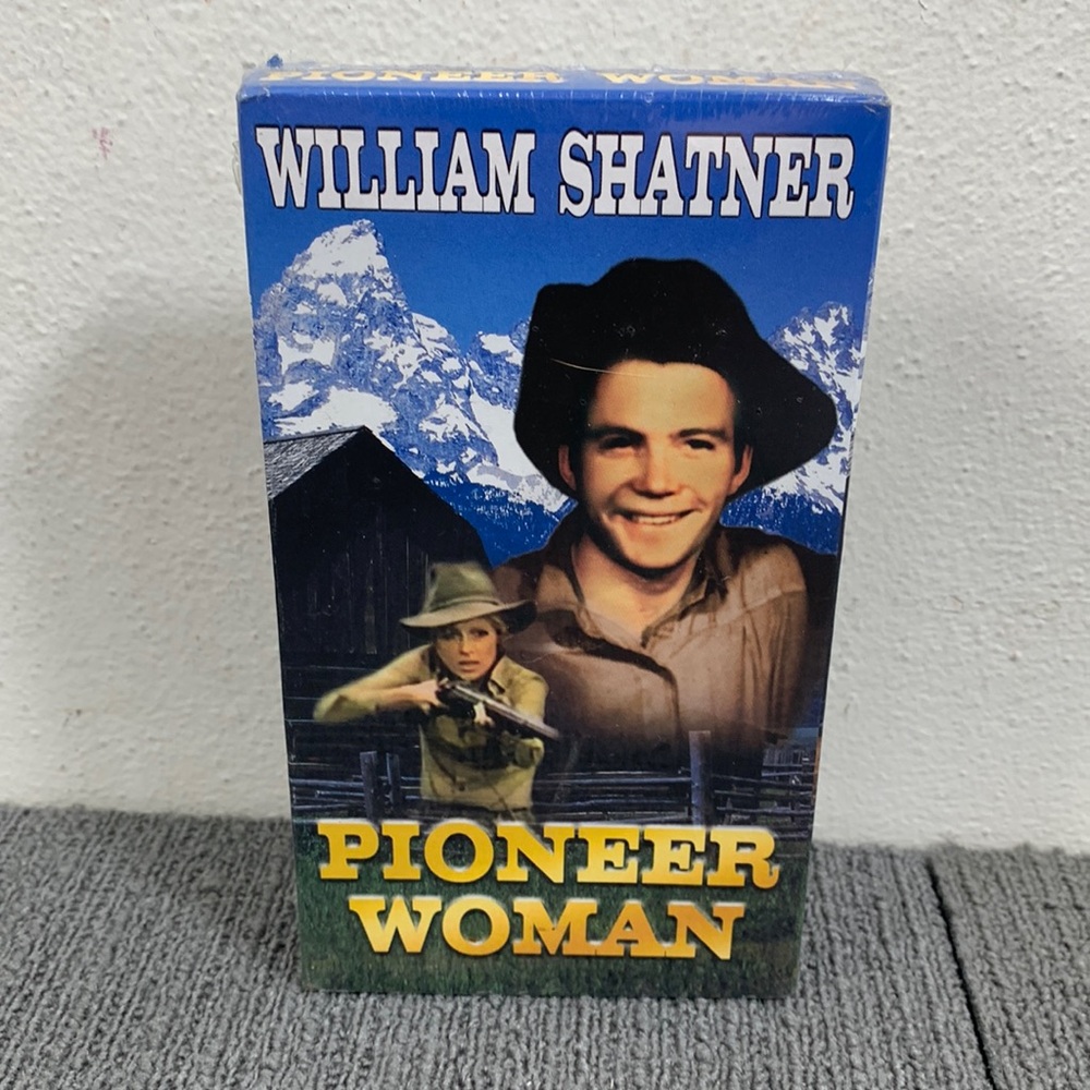 Pioneer Woman 1973 VHS 2000 William Shatner Helen Hunt New Sealed